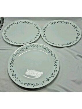 Corelle Country Cottage 10.25" Dinner Plates Serving Platter Set Of 3 Floral
